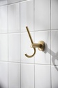Bond Double Hook - Brushed Brass
