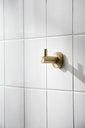 Bond Single Hook - Brushed Brass