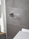 Boston Swivel Open Toilet Roll Holder - Chrome