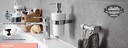 Orlando Lotion Bottle & Holder - Chrome