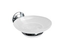 Metro Soap Dish and Holder Satin - Chrome