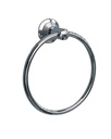 Metro Towel Ring Satin - Chrome