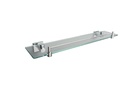 Atlanta Shelf Clear W/Guard Rail - Chrome