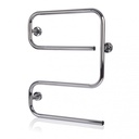 Alize S Shaped Electric Towel Rail - Chrome 50W
