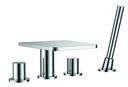 Annecy 4-Hole Deck Mounted Bath and Shower Mixer