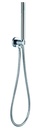 Round Pencil Handshower Kit with Integral Wall Outlet
