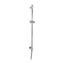 Slide Rail with Integral Wall Outlet - Chrome