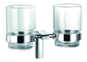 Lynn Double Glass Tumbler Holder