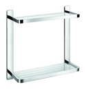 Sofija Double Glass Shelf (325mm)