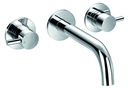 Levo 3-Hole Concealed Basin Mixer