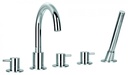 Levo 5-Hole Deck Mounted Bath and Shower Mixer