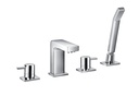 STR8 4-Hole Deck Mounted Bath and Shower Mixer