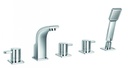 Essence 5-Hole Deck Mounted Bath and Shower Mixer