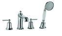 Liberty 4-Hole Deck Mounted Bath and Shower Mixer - Chrome