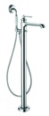 Liberty Floor Standing Bath and Shower Mixer - Chrome