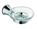 Liberty Glass Soap Dish - Chrome