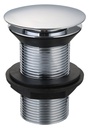PEERLESS Easy Clean Basin Waste Mushroom Clicker Solid 1.1/4" - Chrome