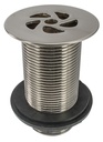 PEERLESS Basin Waste Flush Grated Solid 1.1/4" - Brushed Nickel