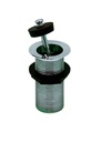 PEERLESS Basin Waste Captive Plug Solid 1.1/4" (poly plug) - Chrome