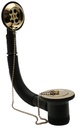 PEERLESS Bath Combination Waste Tidy Plug 1.1/2" and Overflow - Gold
