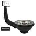 PEERLESS Sink Waste Stainless Steel Basket Strainer with Square Overflow 1.1/2"