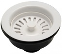 PEERLESS Sink Waste Basket Strainer 1.1/2" (Plastic flange & inner basket) White