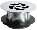 PEERLESS Flush Grated Waste 1.1/2" Solid 38mm Tail (plastic backnut) - Chrome