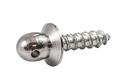 PEERLESS Chain Stay Woodscrew, Chrome Plated, Brass