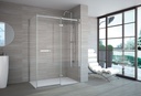 8 Series Frameless Hinge & Inline Side Panel 900mm