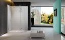 8 Series Showerwall with Hinged Swivel Panel 1250mm