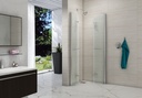 8 Series Double Folding Showerwall 760mm