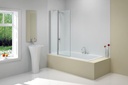 2 Panel Curved Bathscreen 900 x 1500