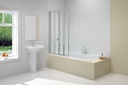 4 Fold Bathscreen 850 x 1400