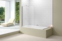 2 Panel Folding Bathscreen 1100 x 1500