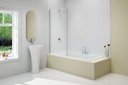 Fixed Single Square Bathscreen 800 x 1500