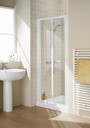 Semi Framed 800mm Bi-Fold Door - White