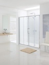 Semi Framed 1600mm Double Sliding Door