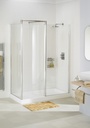 Semi Framed 800mm Walk-In Side Panel