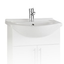 Kartell K-VIT Ceramic Basin 550mm 1 Tap Hole