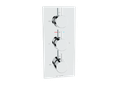 Kartell K-VIT Plan Triple Concealed Thermostatic Shower Valve Round Handle (2 way)