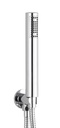 Kartell K-VIT Round Outlet Elbow with Wall Bracket Flex & Handset