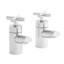Kartell K-VIT Times Pair Bath Pillar Taps