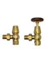 Kartell Traditional Radiator Valve - Brass