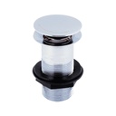 Kartell K-VIT Push Button Basin Waste CP (unslotted)