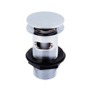 Kartell K-VIT Push Button Basin Waste CP (slotted)