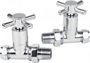 Kartell Cross Head Rad Valve Straight (Pair)