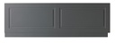 Kartell K-VIT Astley 1800mm Front Panel - Matt Grey