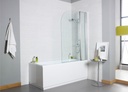 Kartell K-VIT Koncept Straight Screen with Panel 6mm