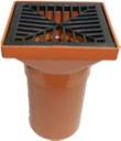 110MM UG SQUARE HOPPER WITH 140MM PIPE