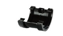 112MM HALF ROUND GUTTER UNION / COUPLING BK